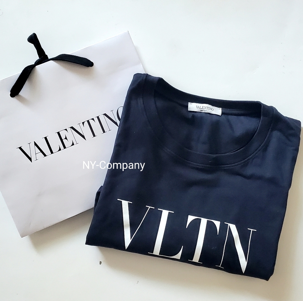 Valentino VLTN Logo Cotton Mens T-Shirt